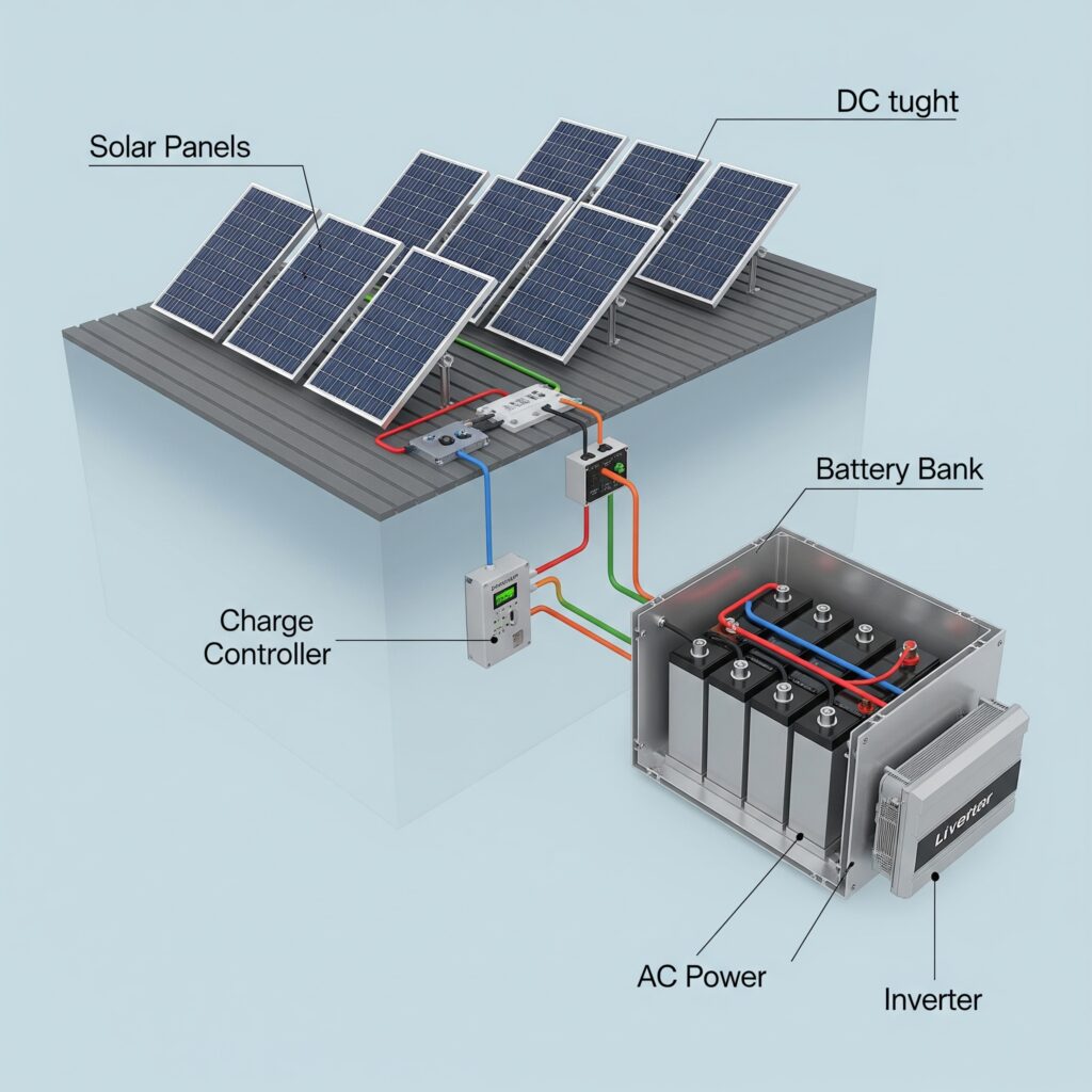 Battery bank system explanation